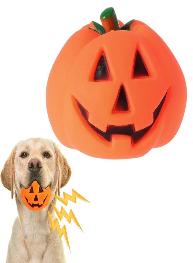 Western Era Squeaky Pumpkin Toy Offers a Delightful and Festive Playtime Experience for Your pet, ensuring Hours of Entertainment. This Fun pet Toy adds a Festive Touch to Your pet's Playtime. - Image 1